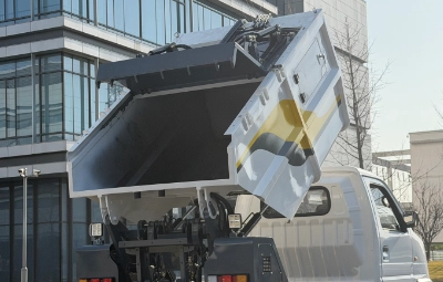 orca recolha de residuos caixa elevada
